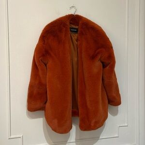 Jenna Faux Fur Half Coat